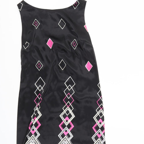 Marina Kaneva Womens Black Polka Dot  Fit & Flare  Size 10