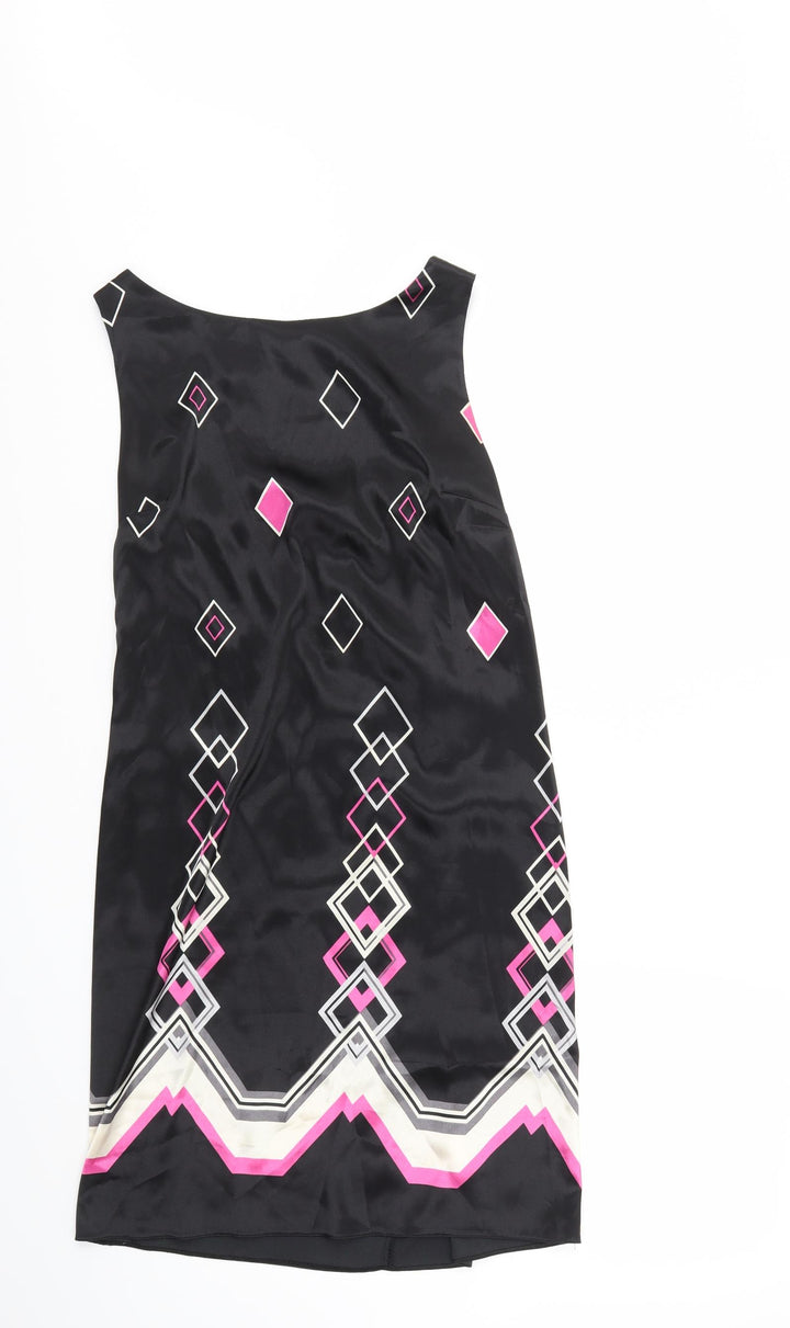 Marina Kaneva Womens Black Polka Dot  Fit & Flare  Size 10
