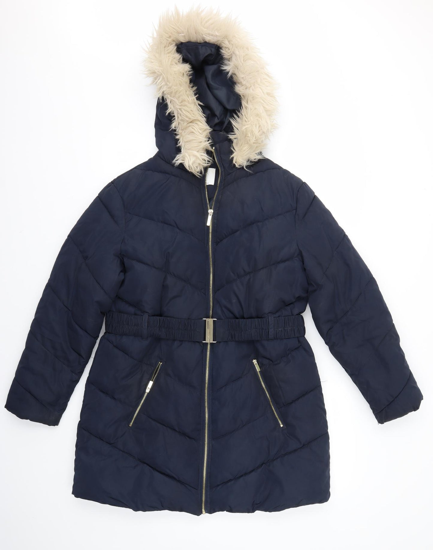 Dorothy Perkins Womens Blue   Jacket Coat Size 14