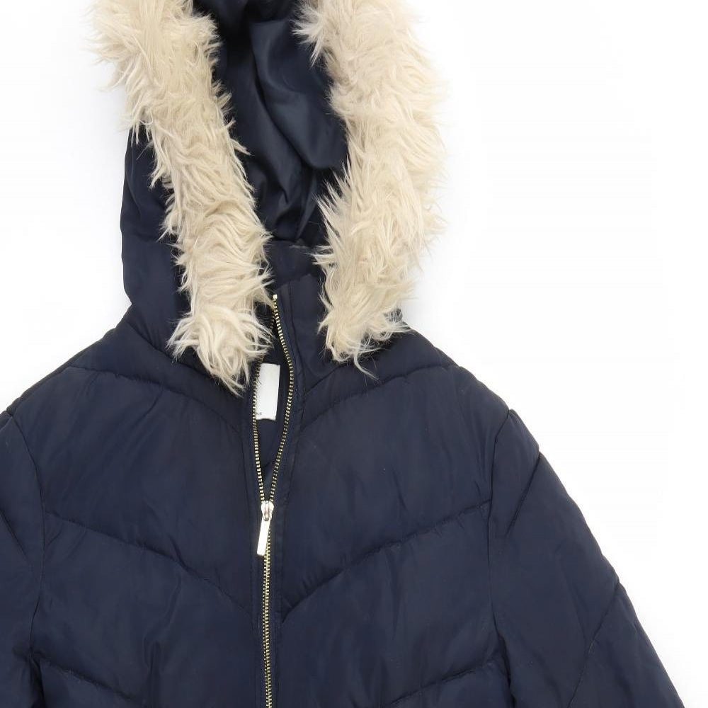 Dorothy Perkins Womens Blue   Jacket Coat Size 14