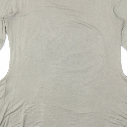 Femme Womens Brown   Basic T-Shirt Size 10