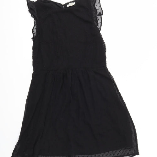 H&M Womens Black   Fit & Flare  Size 6
