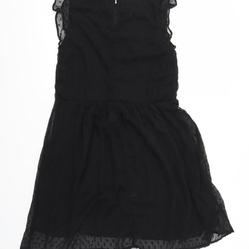 H&M Womens Black   Fit & Flare  Size 6