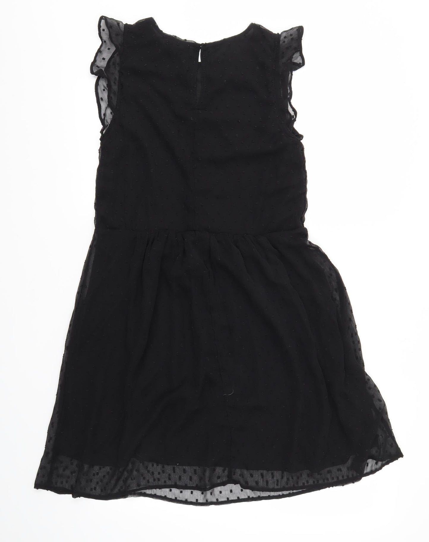 H&M Womens Black   Fit & Flare  Size 6