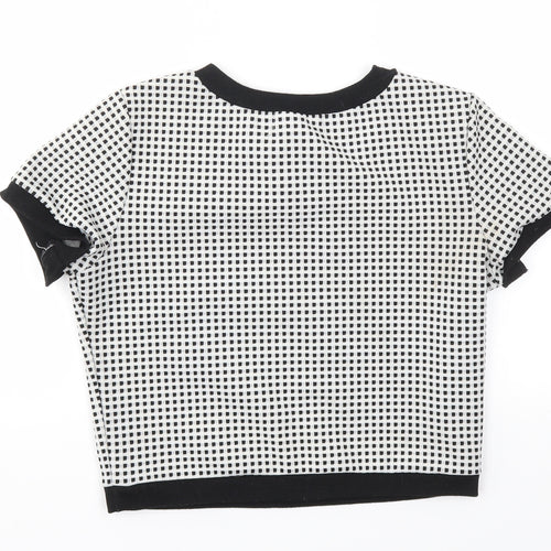 HEARTS &BOWS Womens Grey   Basic T-Shirt Size 10
