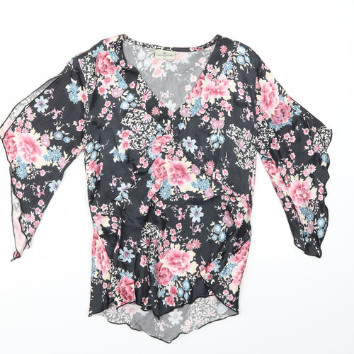 The Collection  Womens Multicoloured Floral  Basic T-Shirt Size 10