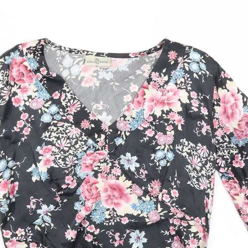 The Collection  Womens Multicoloured Floral  Basic T-Shirt Size 10