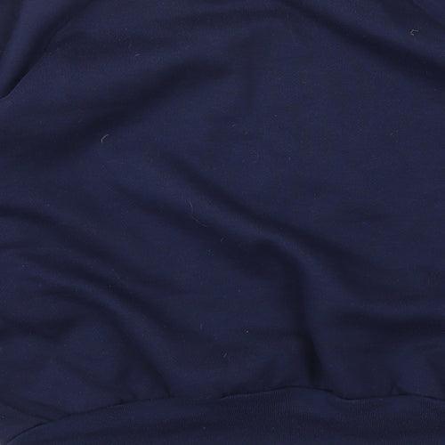 POPPY  Womens Blue Animal Print  Pullover Jumper Size L