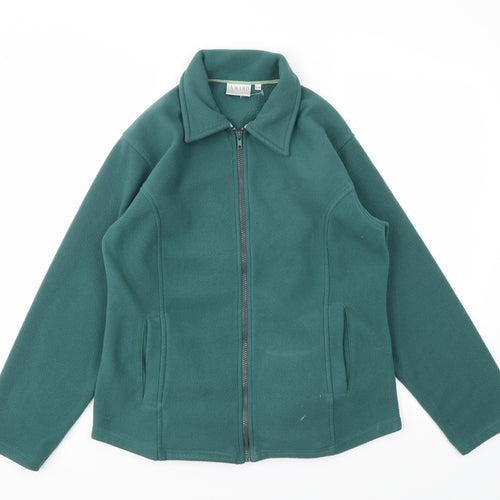 AWARD Womens Green   Full Zip Jumper Size M