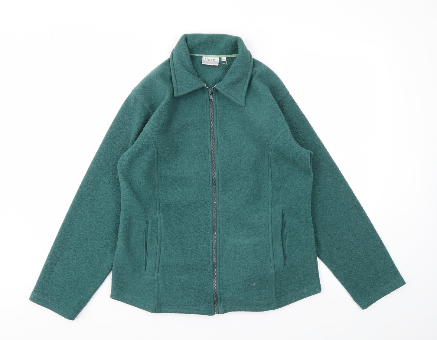 AWARD Womens Green   Full Zip Jumper Size M