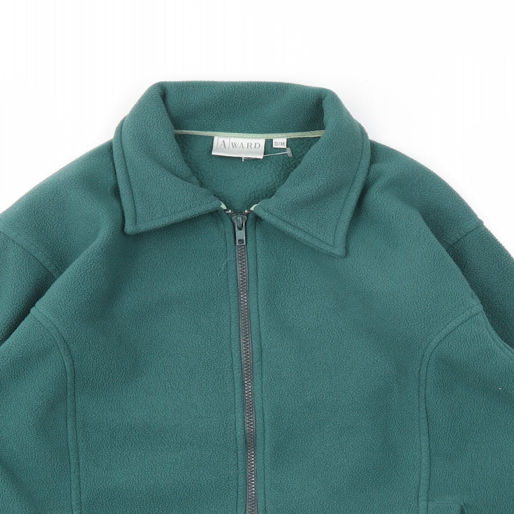 AWARD Womens Green   Full Zip Jumper Size M