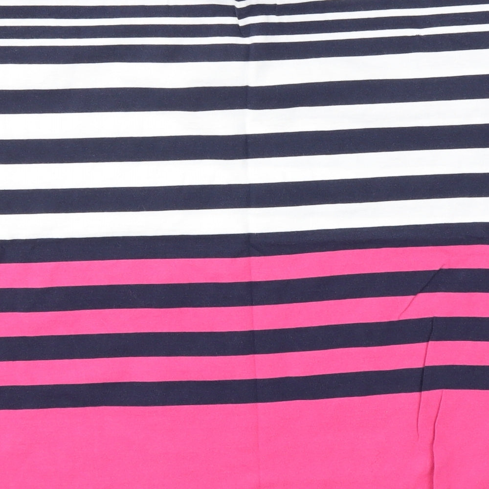 Damart Womens Multicoloured Striped  Basic T-Shirt Size 26
