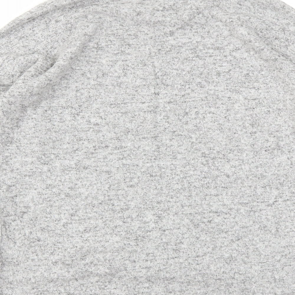 F&F Girls Grey Animal Print  Pullover Sweatshirt Size 11-12 Years