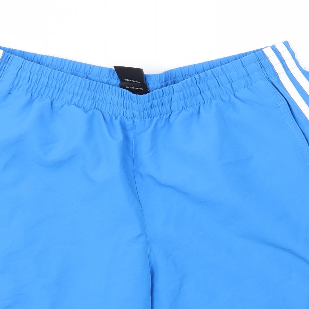 adidas Mens Blue   Sweat Shorts Size M - Stretch waistband