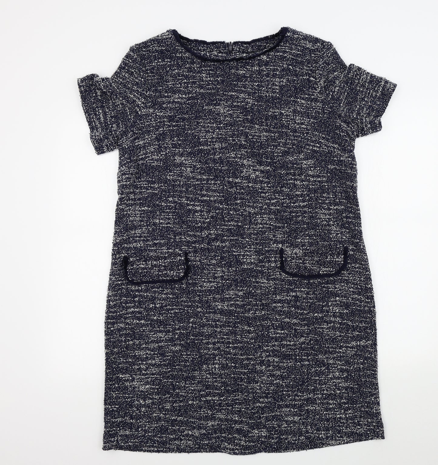 Roman Womens Blue Colourblock  A-Line  Size 16