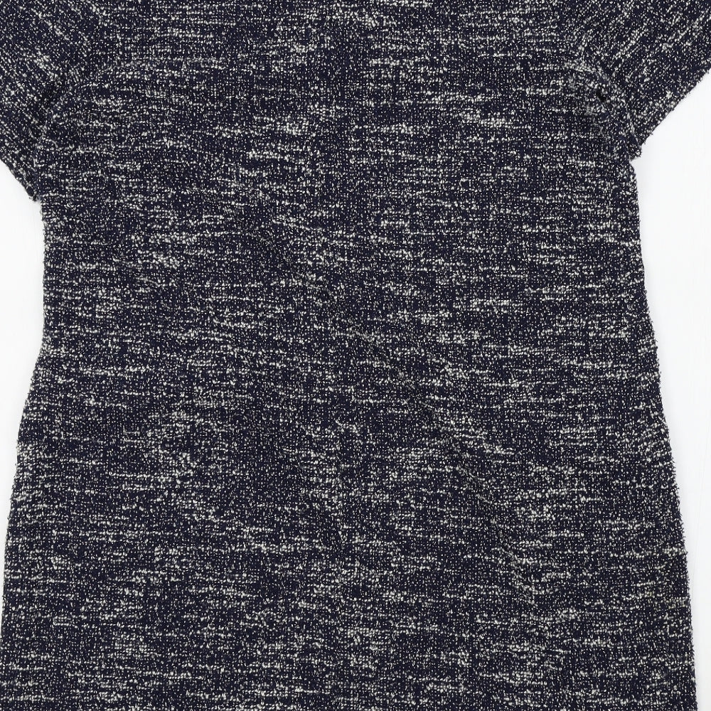 Roman Womens Blue Colourblock  A-Line  Size 16