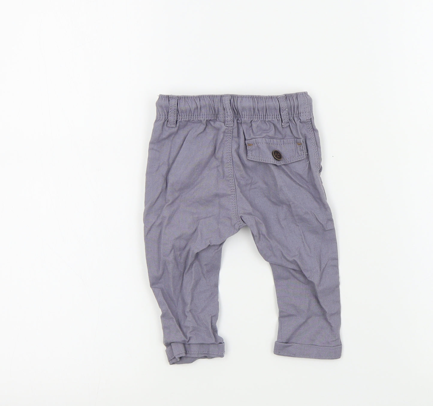 NEXT Boys Grey Colourblock  Jogger Trousers Size 3-6 Months