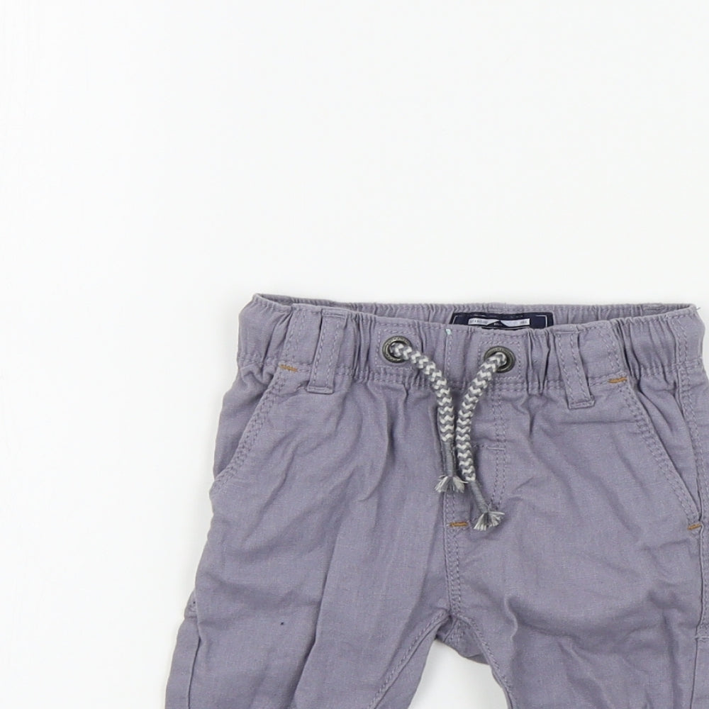 NEXT Boys Grey Colourblock  Jogger Trousers Size 3-6 Months