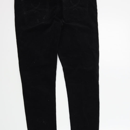 M&S Womens Black   Trousers  Size 10 L26 in