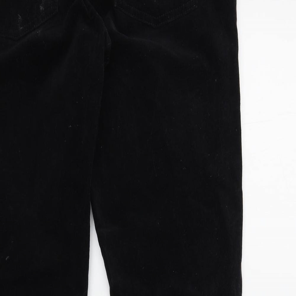 M&S Womens Black   Trousers  Size 10 L26 in