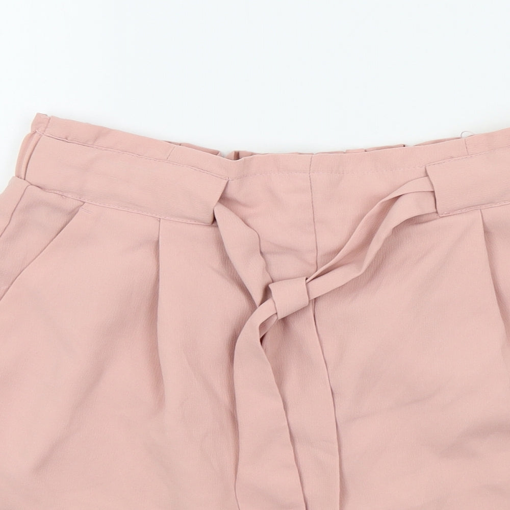 New Look Womens Pink Colourblock  Bermuda Shorts Size 10