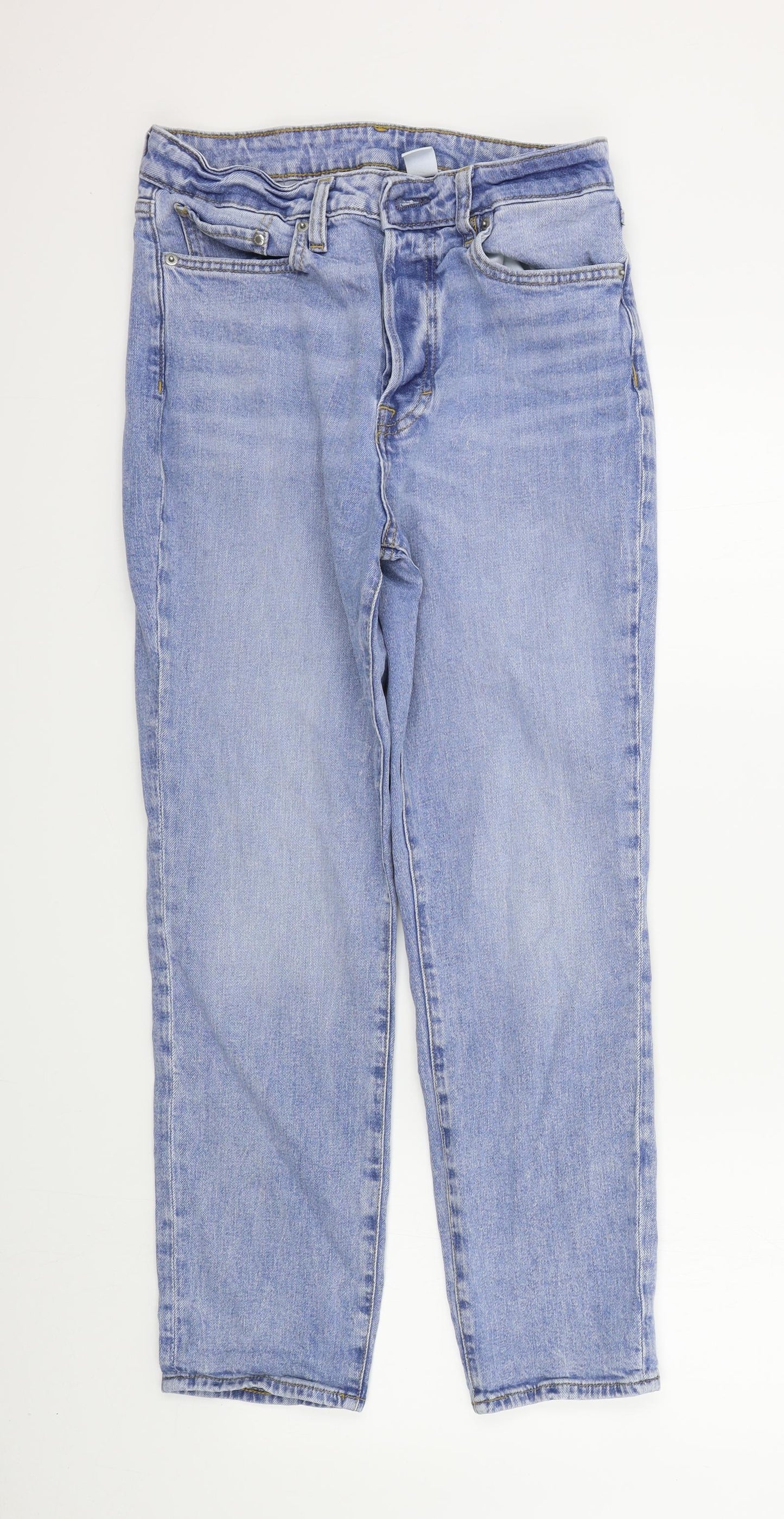 H&M Womens Blue   Straight Jeans Size 28 L27 in