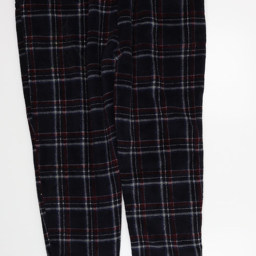 Preworn Mens Blue Check   Pyjama Pants Size 2XL