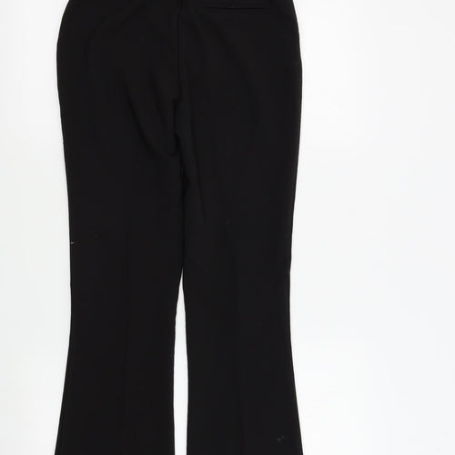 F&F Womens Black   Trousers  Size 6 L28 in