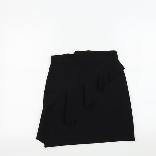 River Island Girls Black   A-Line Skirt Size 11-12 Years