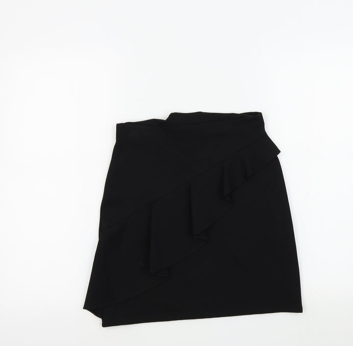 River Island Girls Black   A-Line Skirt Size 11-12 Years