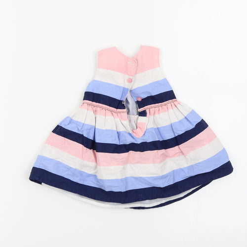 Primark Girls Multicoloured Striped  Fit & Flare  Size 0-3 Months