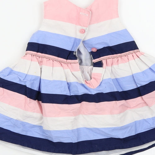 Primark Girls Multicoloured Striped  Fit & Flare  Size 0-3 Months
