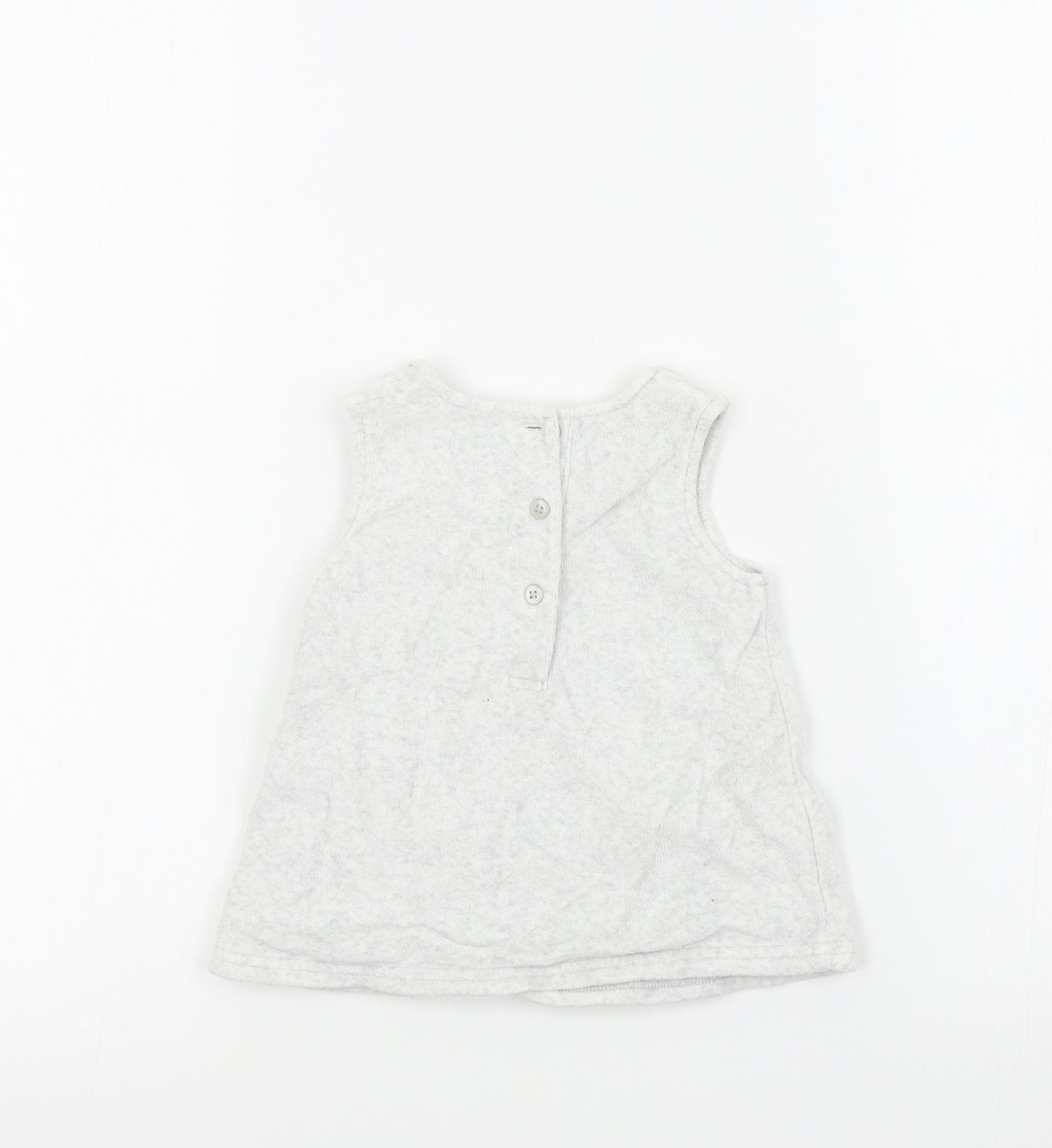 George Girls White   Pinafore/Dungaree Dress  Size 0-3 Months  - Disney Baby Winnie the Pooh