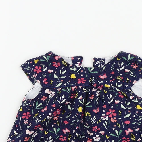 Primark Girls Blue Fair Isle  Fit & Flare  Size 0-3 Months