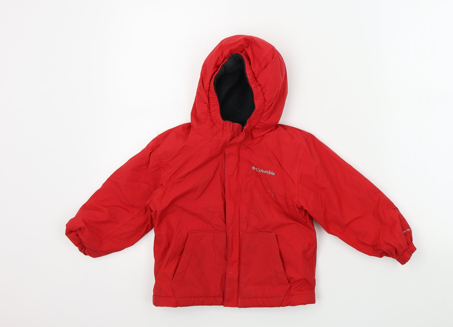 Columbia Boys Red Colourblock  Basic Jacket Jacket Size 3 Years