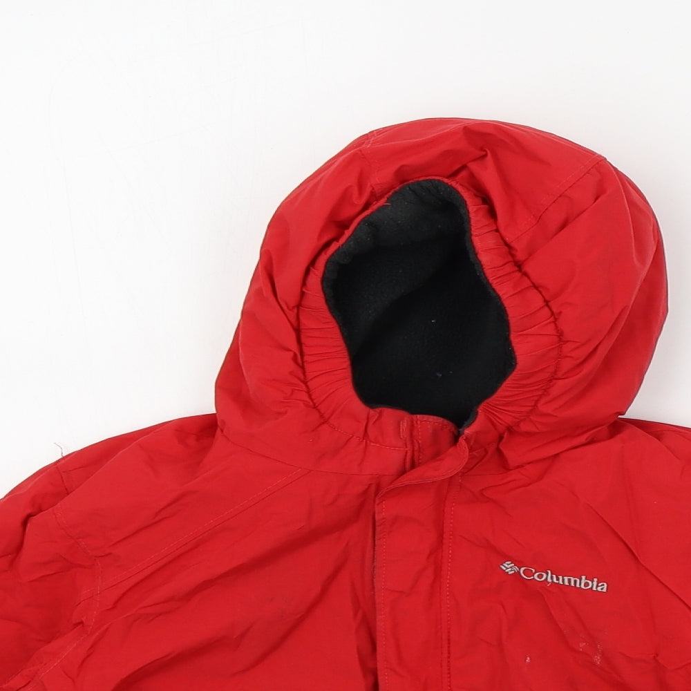 Columbia Boys Red Colourblock  Basic Jacket Jacket Size 3 Years