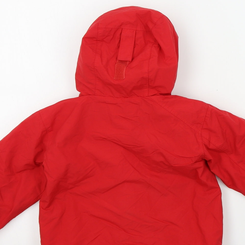 Columbia Boys Red Colourblock  Basic Jacket Jacket Size 3 Years