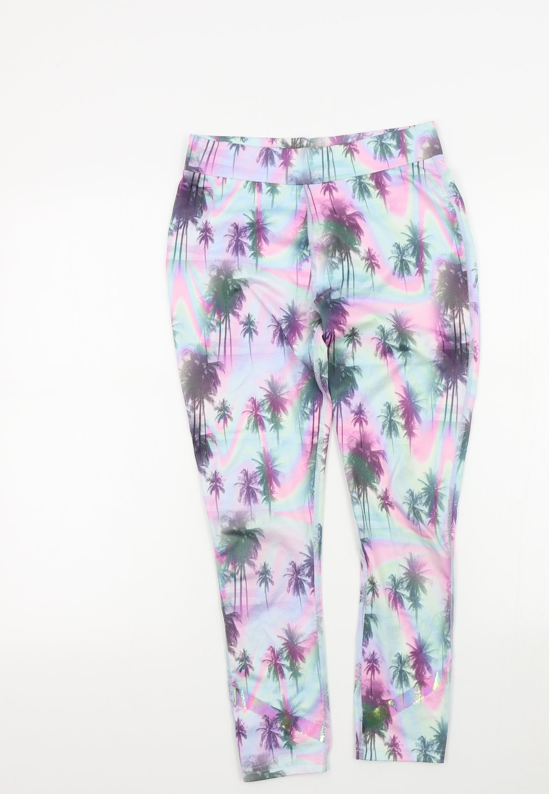 NEXT Girls Pink Geometric  Jegging Trousers Size 11 Years