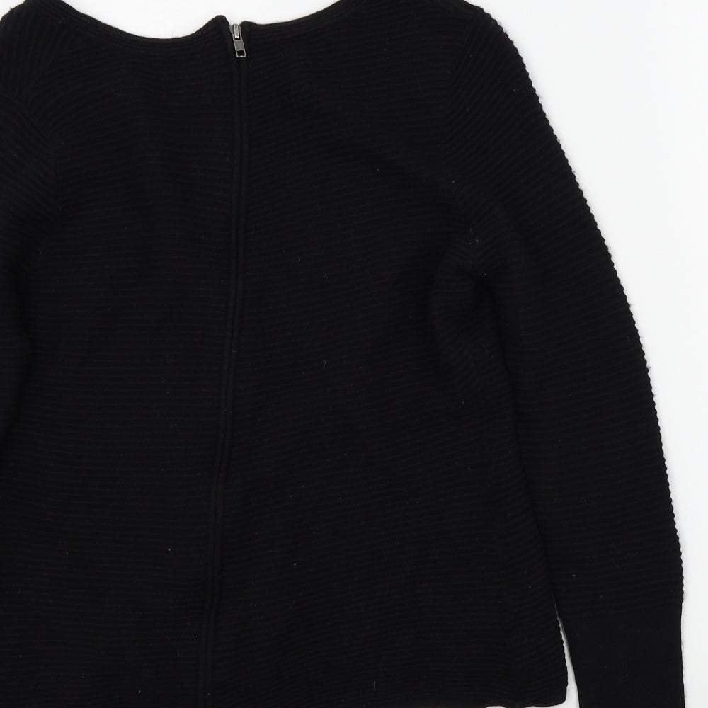 carla f. Womens Black   Pullover Jumper Size S