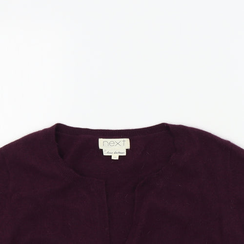 NEXT Womens Purple   Cardigan Jumper Size 10