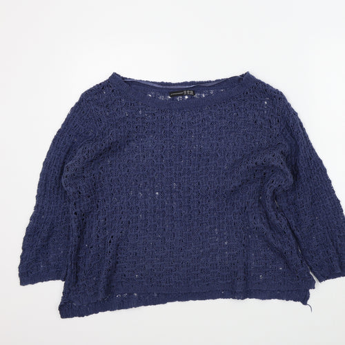 Primark Womens Blue   Pullover Jumper Size 16