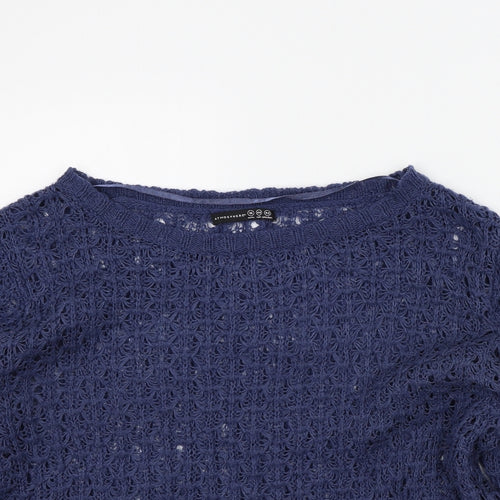Primark Womens Blue   Pullover Jumper Size 16