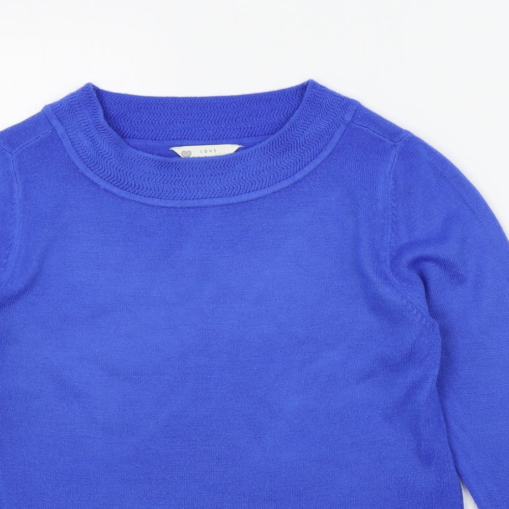 BHS Womens Blue   Pullover Jumper Size 12