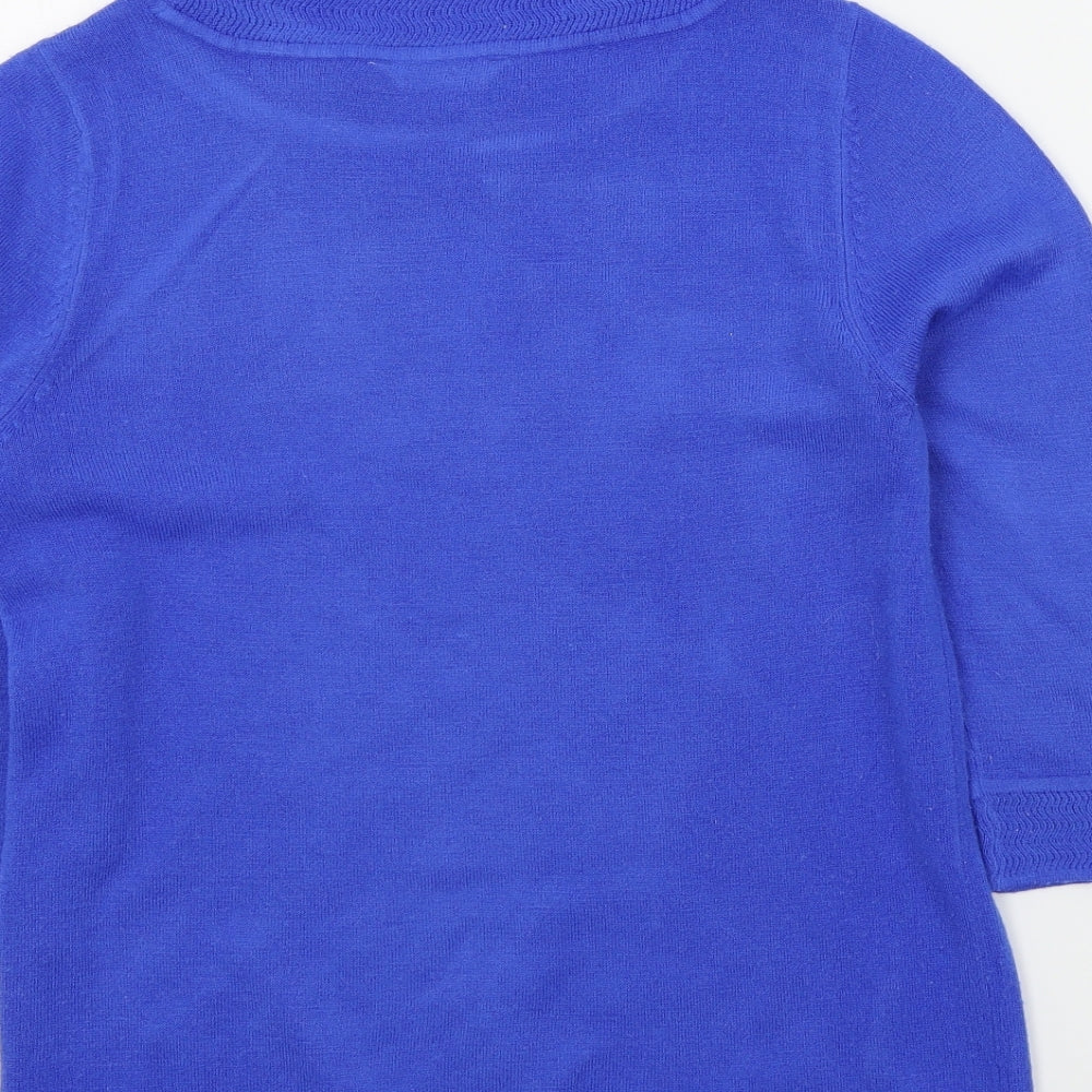 BHS Womens Blue   Pullover Jumper Size 12