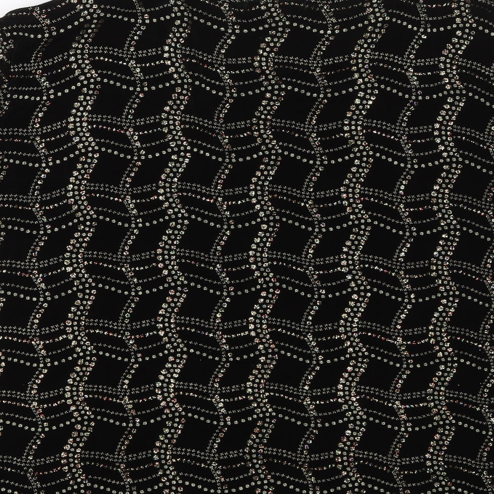 Eye Casuals Womens Black   Basic T-Shirt Size 2XL