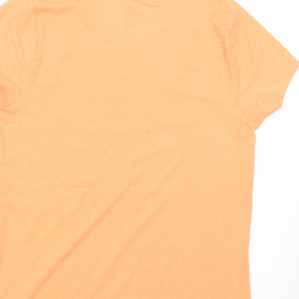 George Womens Orange   Basic T-Shirt Size 16