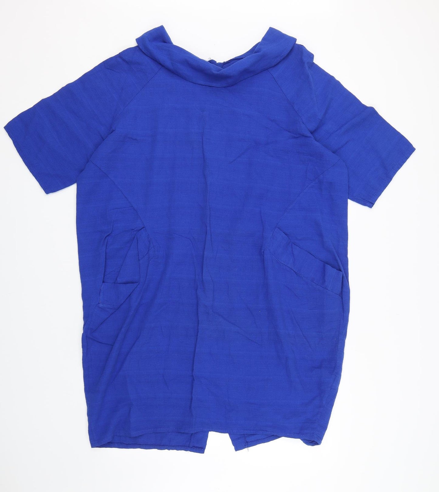 Glossy Womens Blue   Basic T-Shirt Size XL
