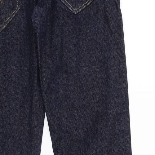 NEXT Mens Black  Denim Straight Jeans Size 32 L31 in