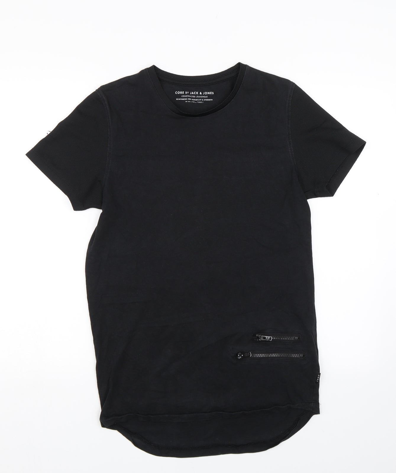 Jack&Jones Mens Black    T-Shirt Size S