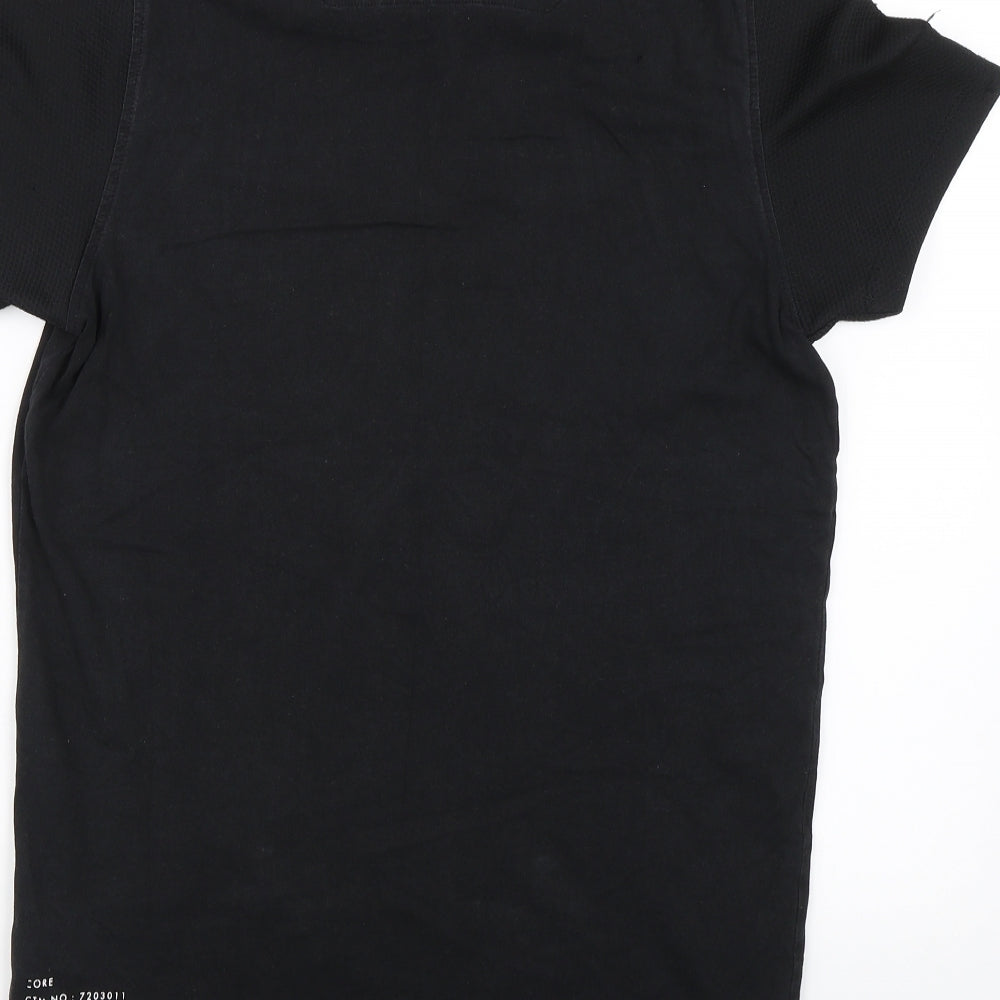 Jack&Jones Mens Black    T-Shirt Size S